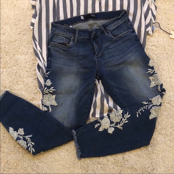 Embroidered Kut From The Kloth Connie Ankle Skinny - Picture 3 of 6